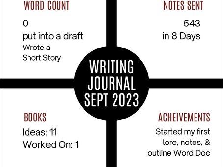 September Writing Journal