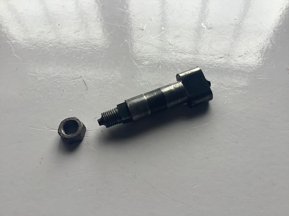 Used BSA B40 & C15 Rear Brake Cam & Nut; 40-6032 & 02-0440