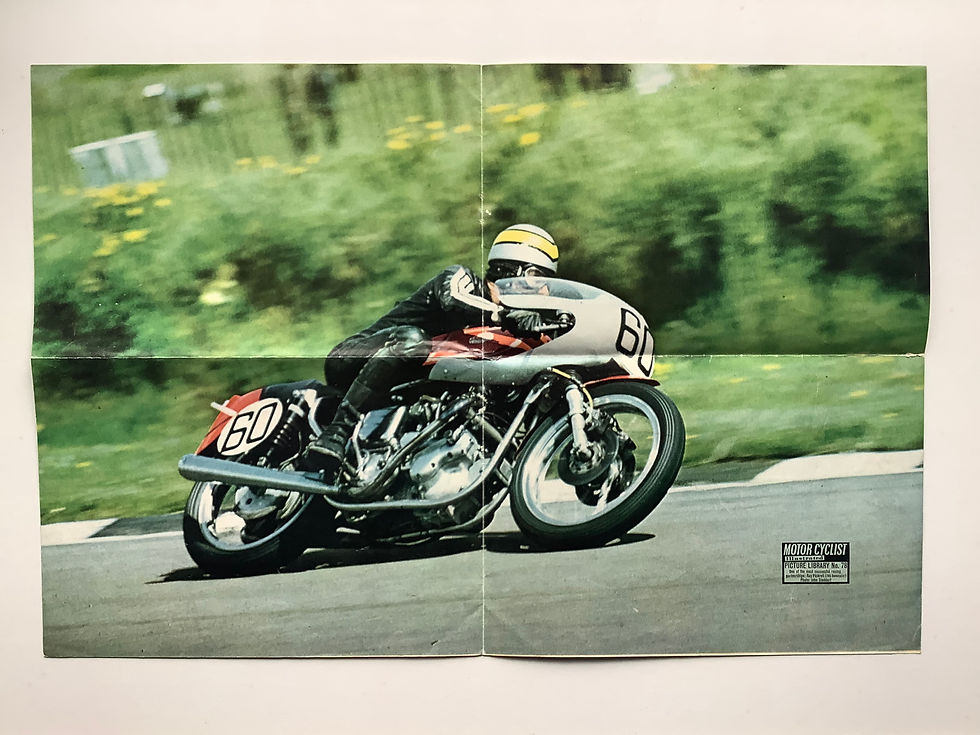 Used Norton Motorcyclist Illustrated Picture Library No.78 Poster