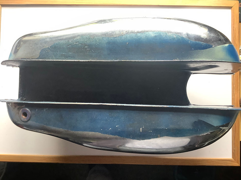 Thumbnail: Used BSA Bantam D10, D14/4 Fuel Tank, Fuel Tap & Tank Cap: 90-8116