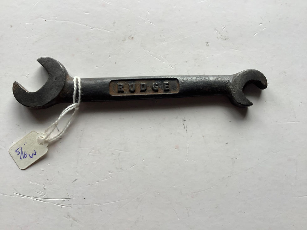 Used 'Rudge' Open Ended Spanner.