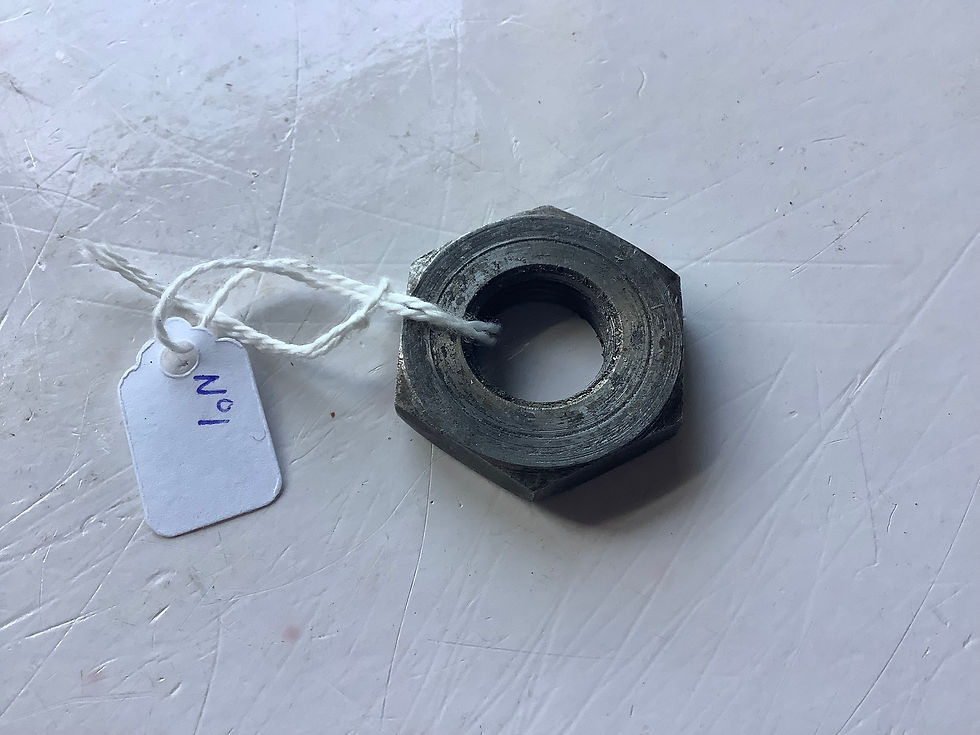 Used Rear Wheel Spindle Nut: 29-6238. No:1