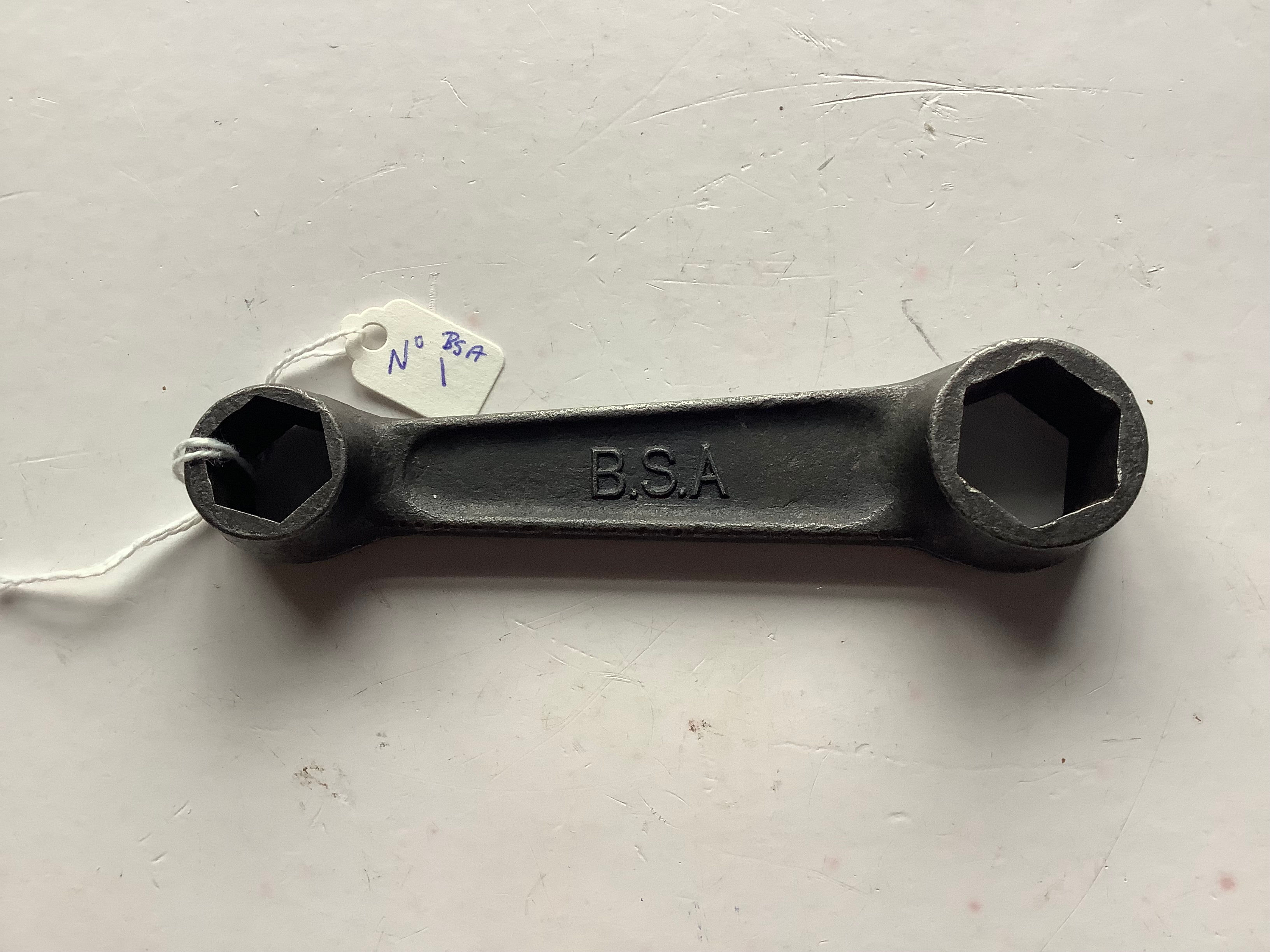 Used Original 'BSA' Stamped Spanner: 15-0832. No 1