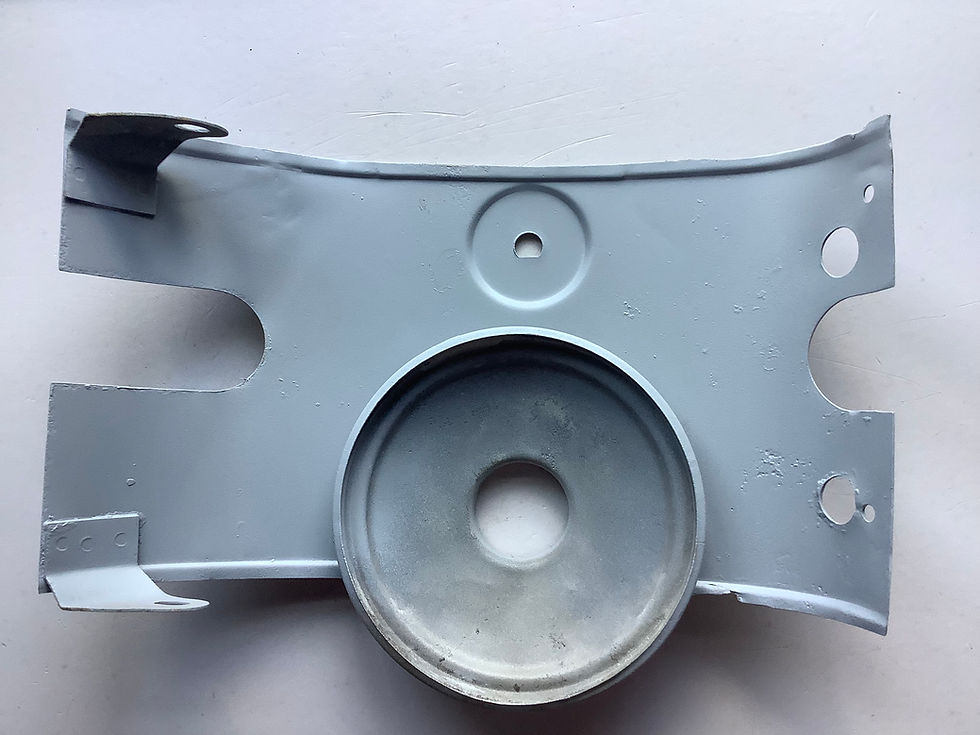 Thumbnail: Used 'Grey Primer' BSA C15 Centre Air Filter Panel: 40-7825.