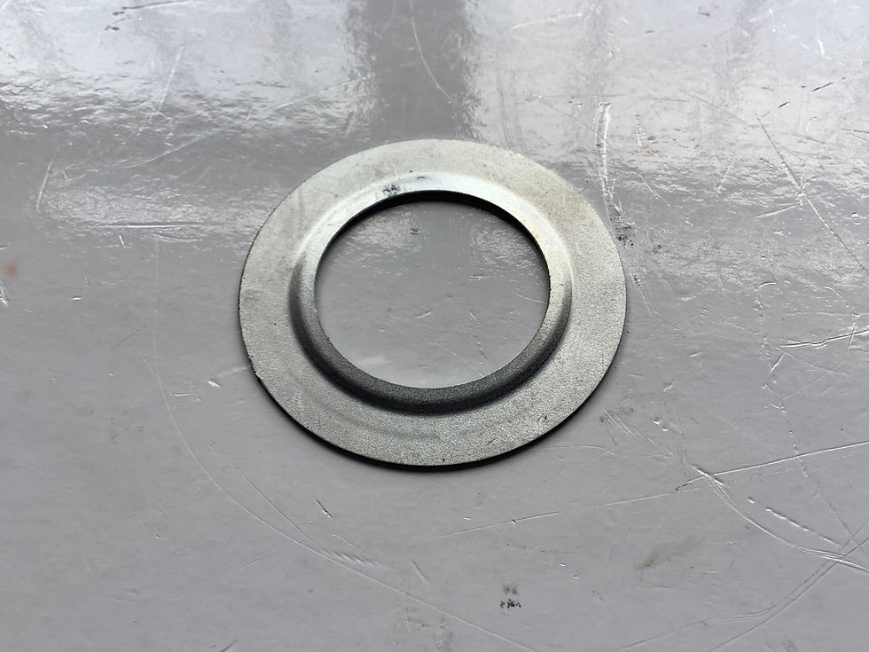 Thumbnail: Rear Wheel Hub Grease Retainer Washer: 37-1635 / W1635. H429B