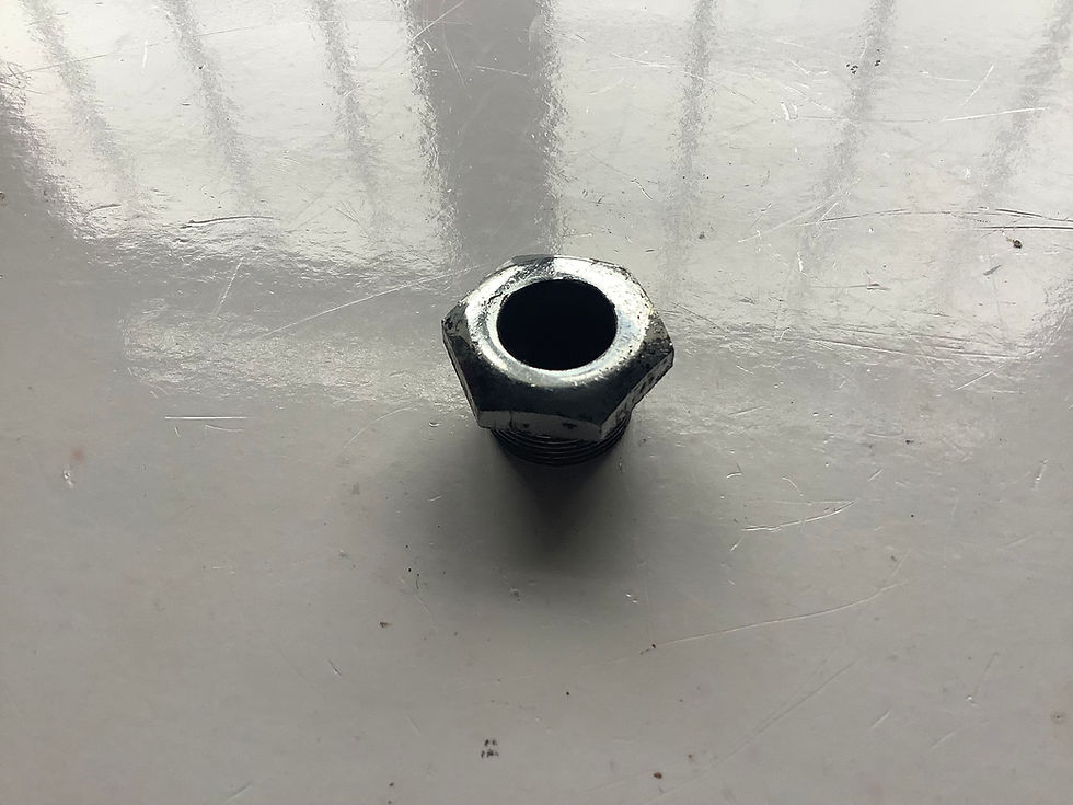 Used Single Bantam Fork Stanchion Top Nut: 90-5251 / 97-0846 / H0846