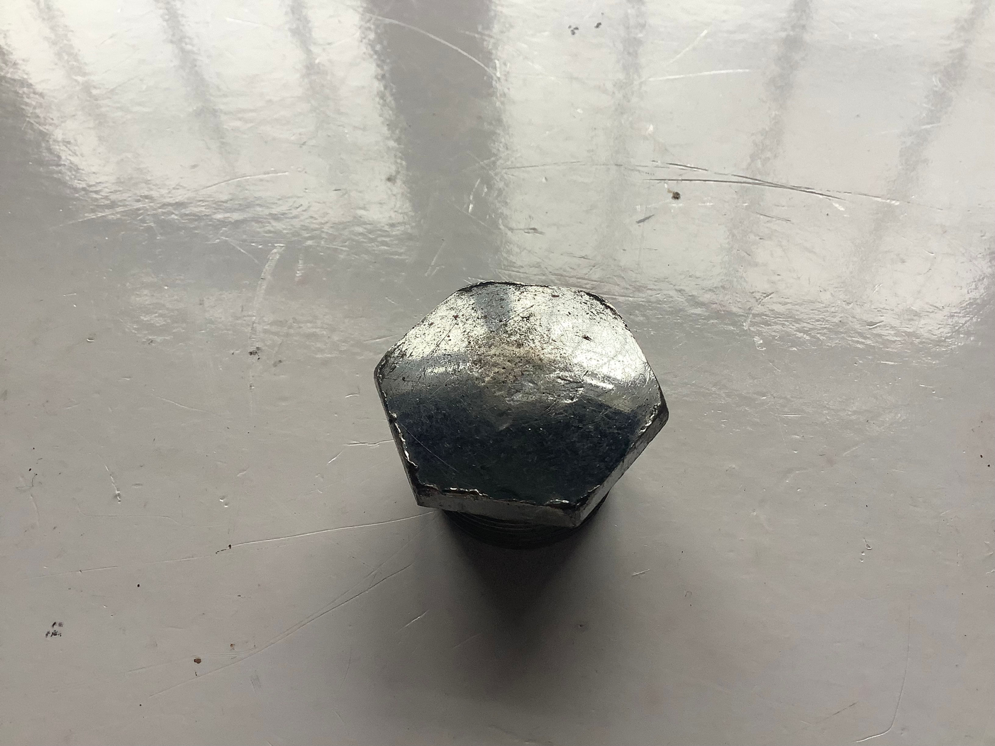 Used Single Fork Stanchion Top Nut. 65-5331