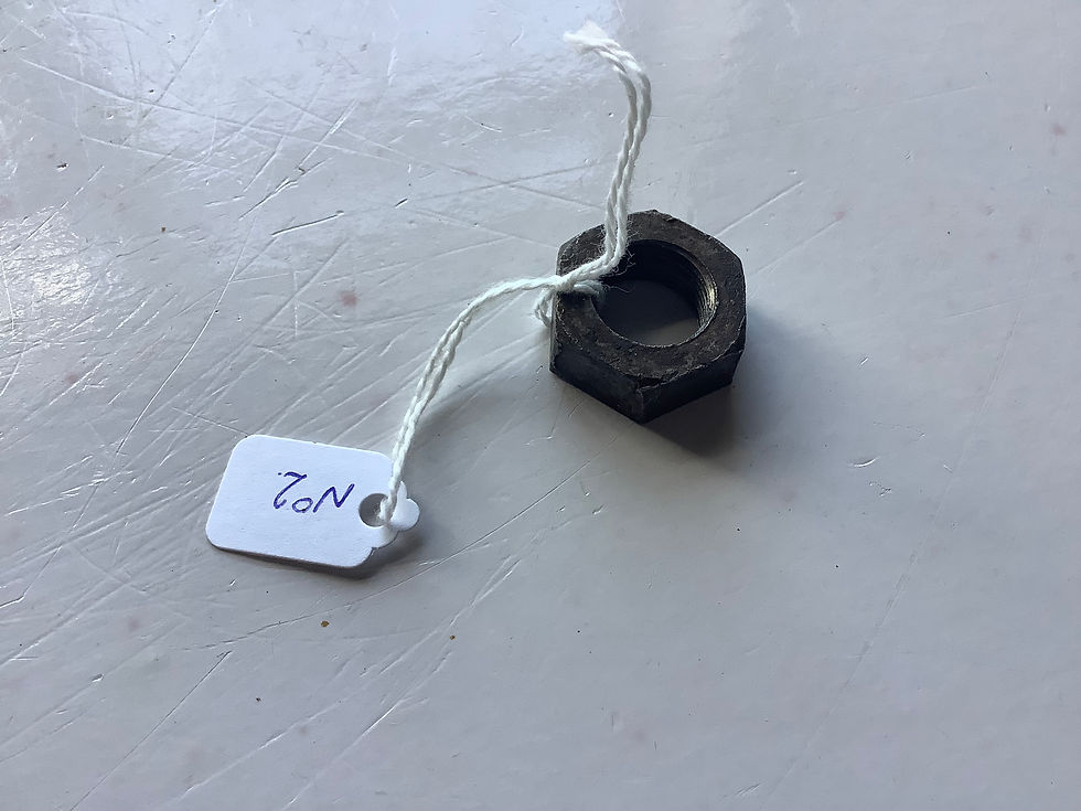 Used Rear Wheel Outer Spindle Nut: 90-6222. No:2
