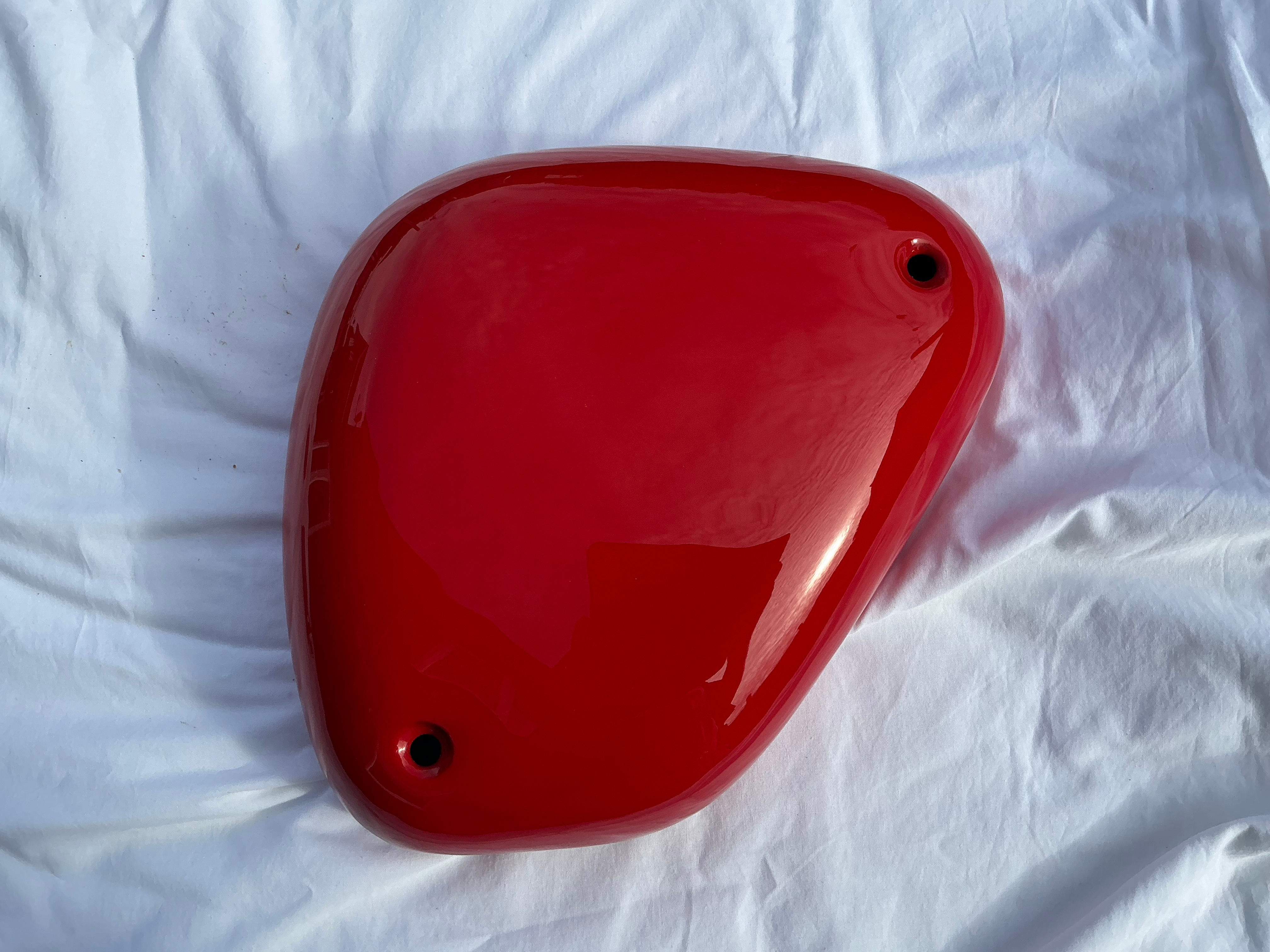 Used Red BSA B40 & C15 Side Cover.