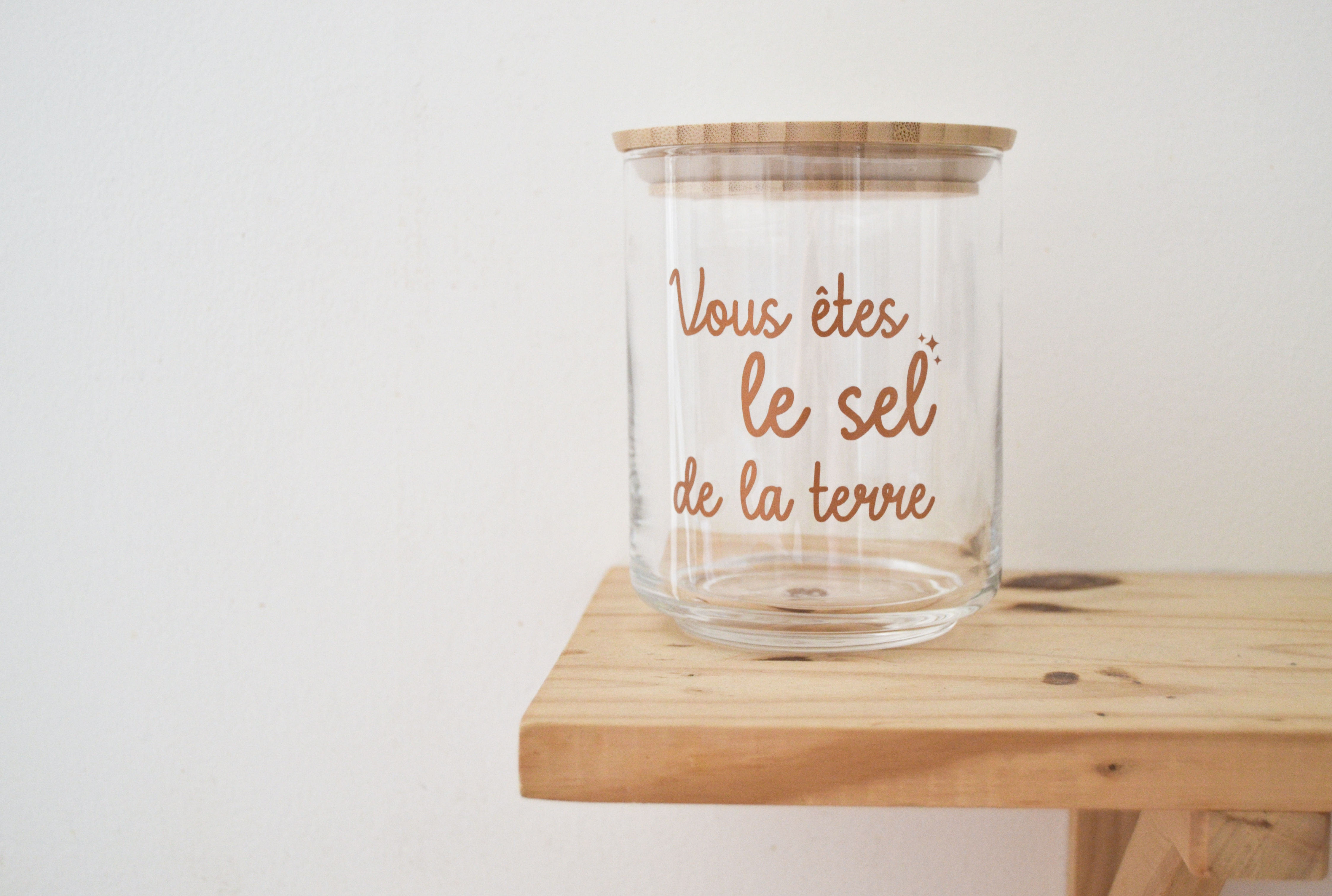 Pot à sel "Vous êtes le sel de la terre"