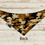 Thumbnail: Back view of LuLu London custom Classic Camo dog bandana
