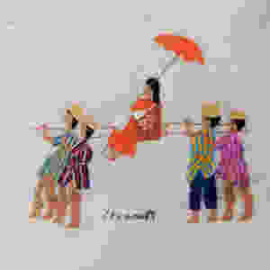 Détail d'une broderie malgache env. 1990