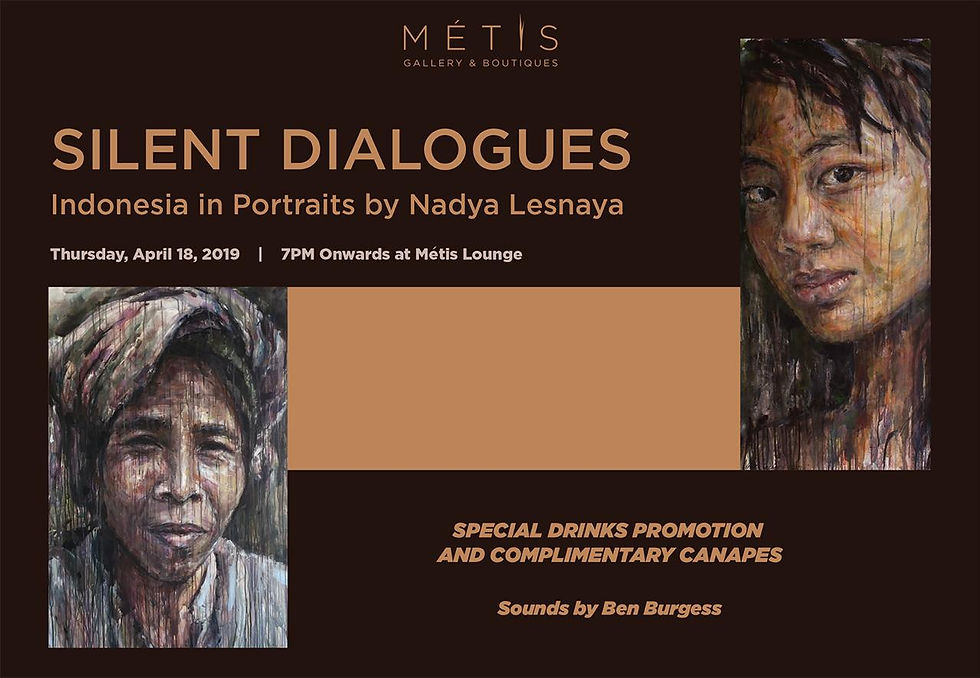 Solo Exhibition "SILENT DIALOGUES. Indonesia in portraits"