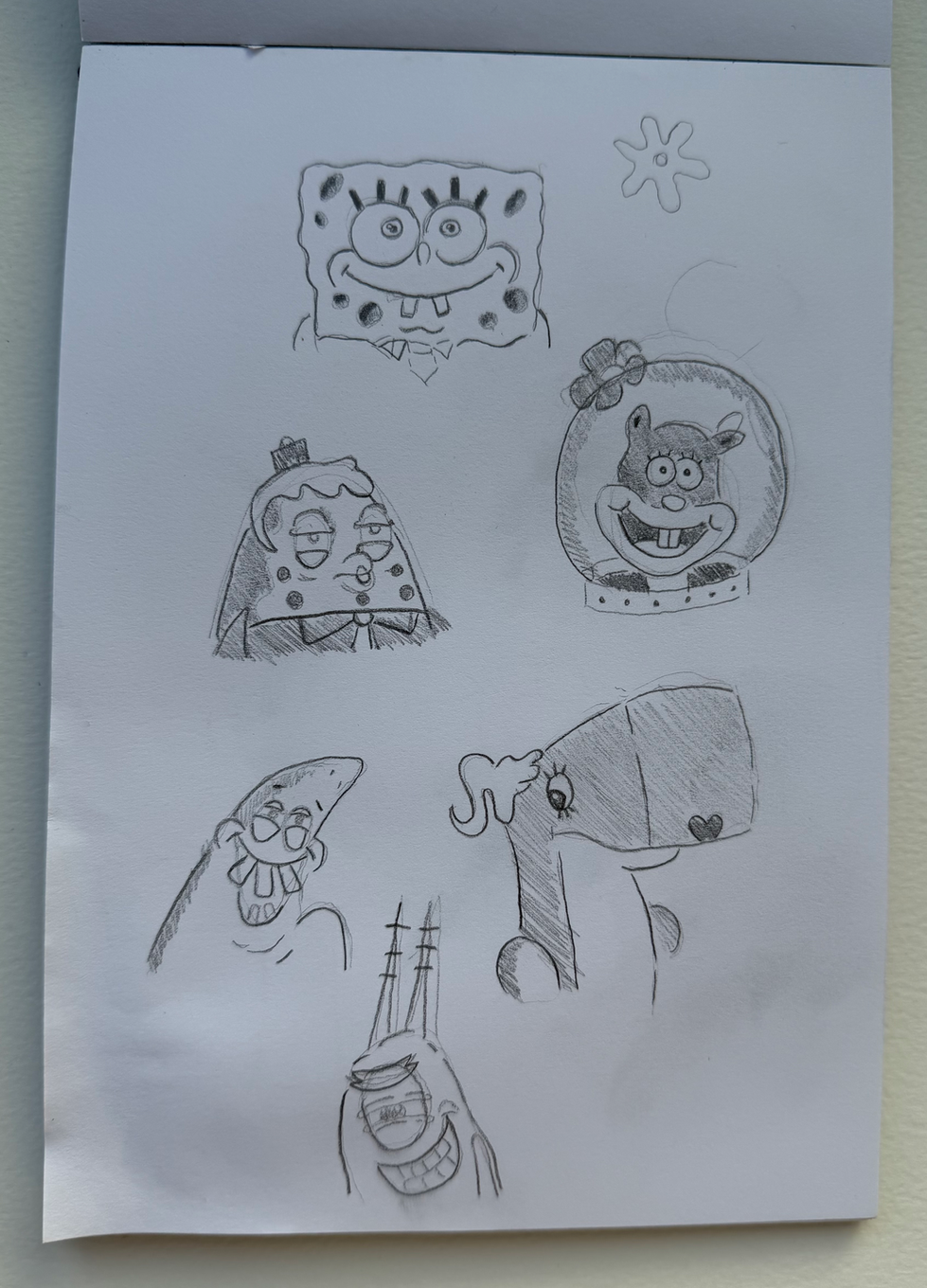 SpongeBob Sketches.heic