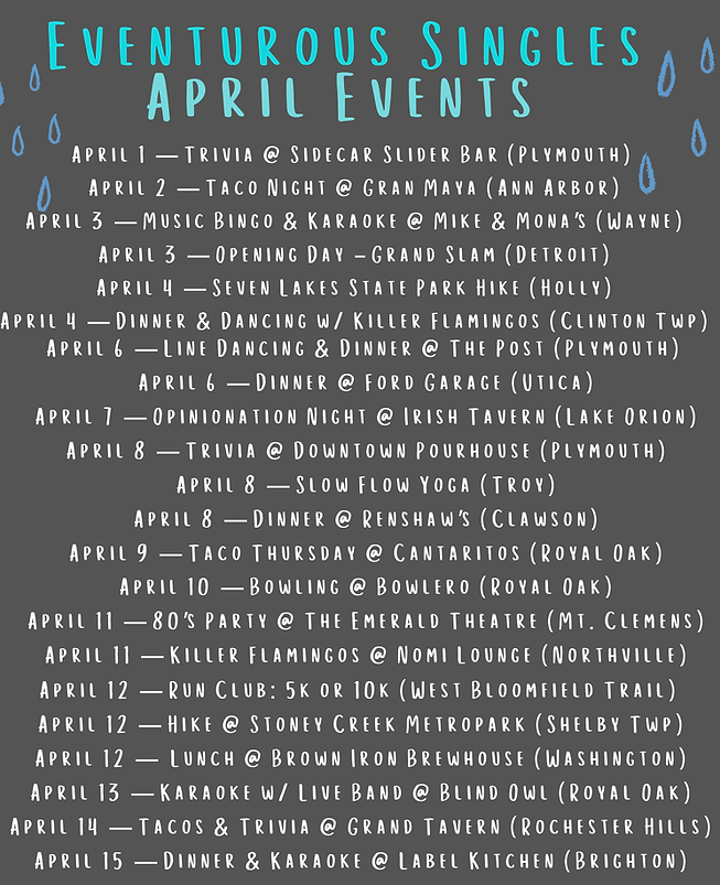 ✨ February Events (Condensed Format) ✨ Feb 1 — 5.6 Mile Winter Hike – Proud Lake Feb 2 — K