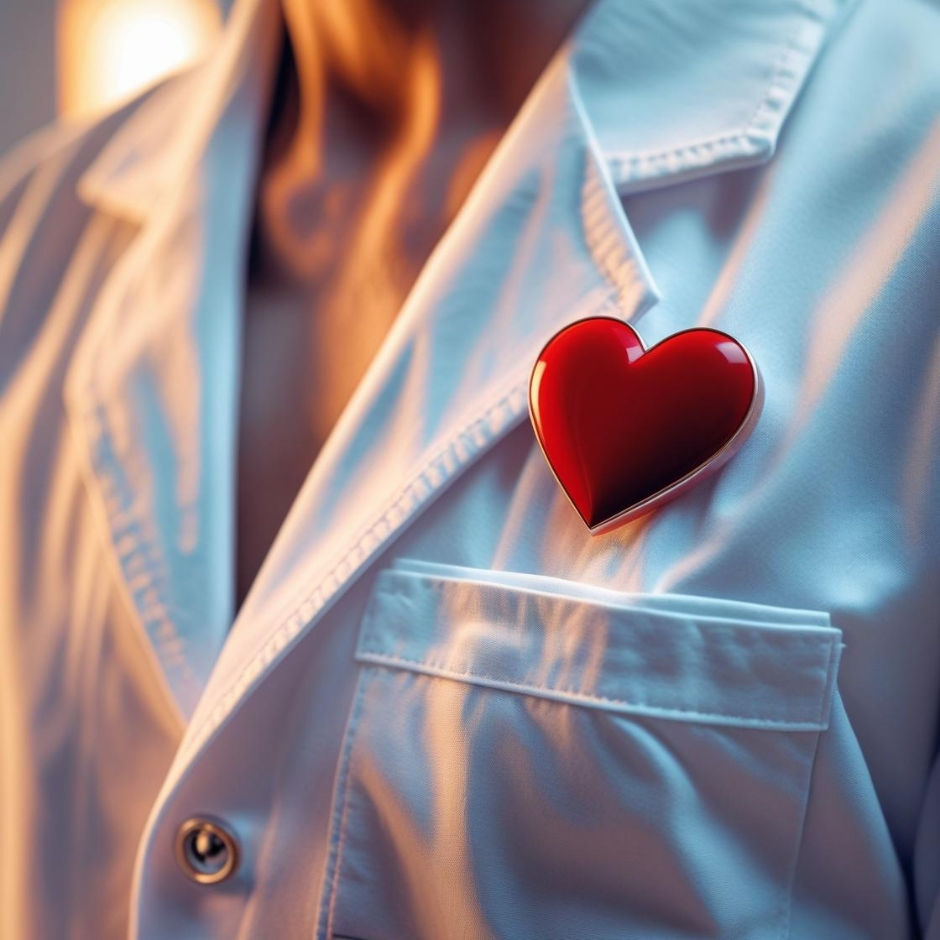 Heart on Doctor's Coat