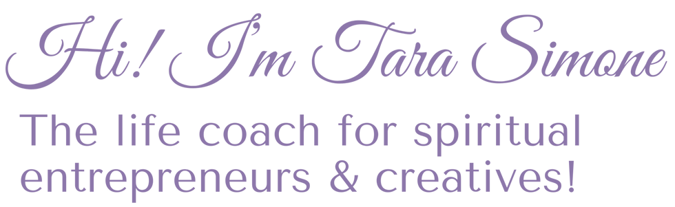 INTUITIVE: Hear the Whisper Trust the Guidance Masterclass by Magically Tara Simone image from enrollment page say "Hi! i'm Tara Simone the life coach for spiritual entrepreneurs and creatives!"