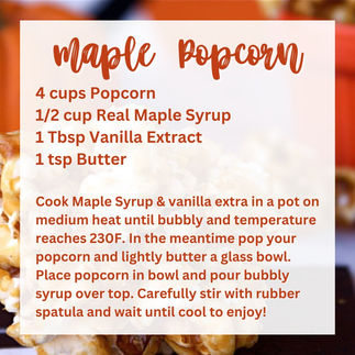 maple popcorn EPCOT Canada Pavilion Copy Cat Fall Treats