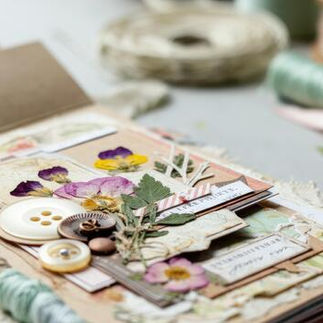 scrapbooking cozy winter hobby for woman