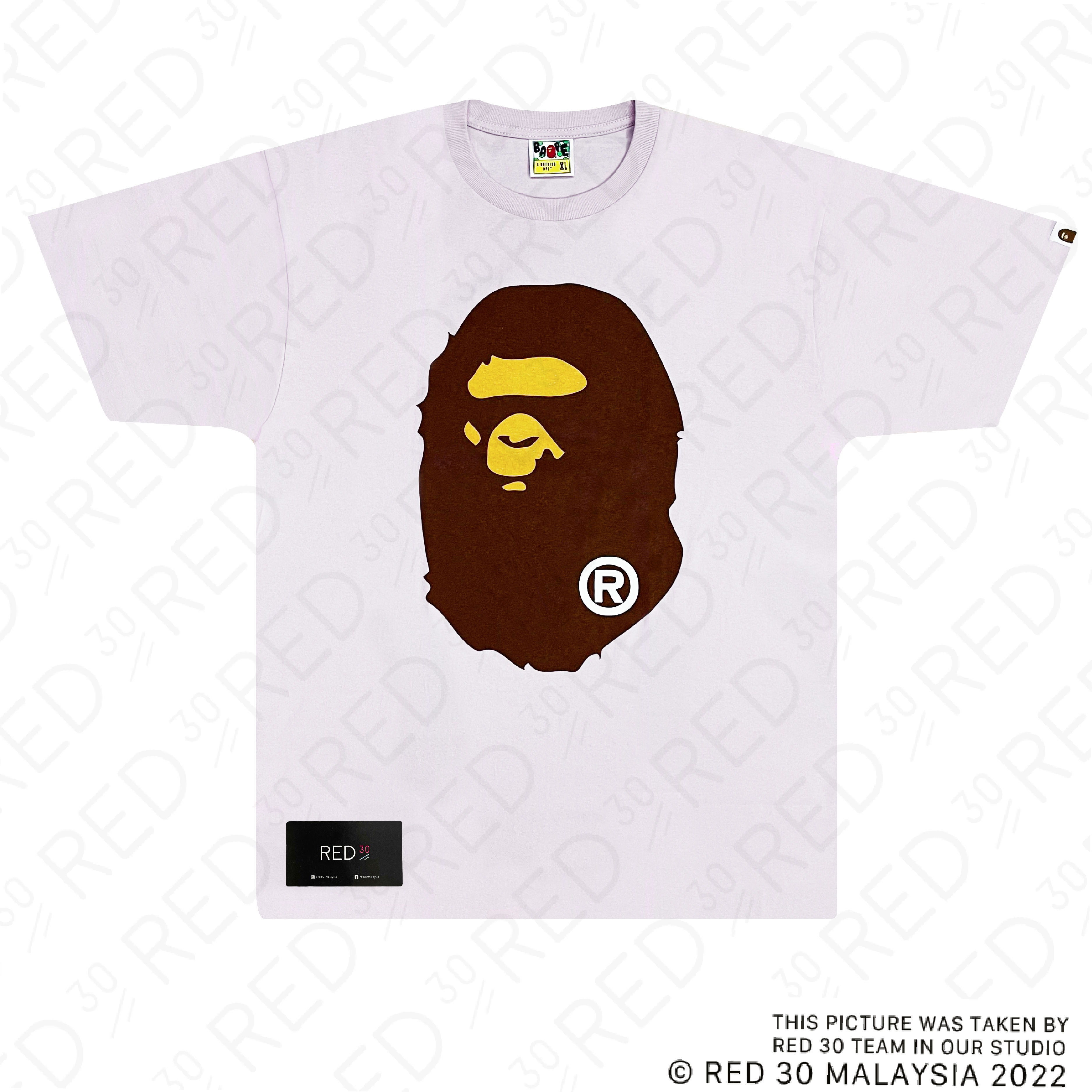 A Bathing Ape Baby Head Tee Pastel Purple