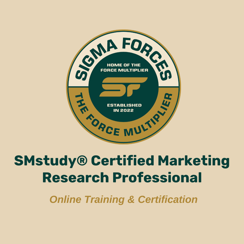 SMstudy Certified Marketing Research Professional