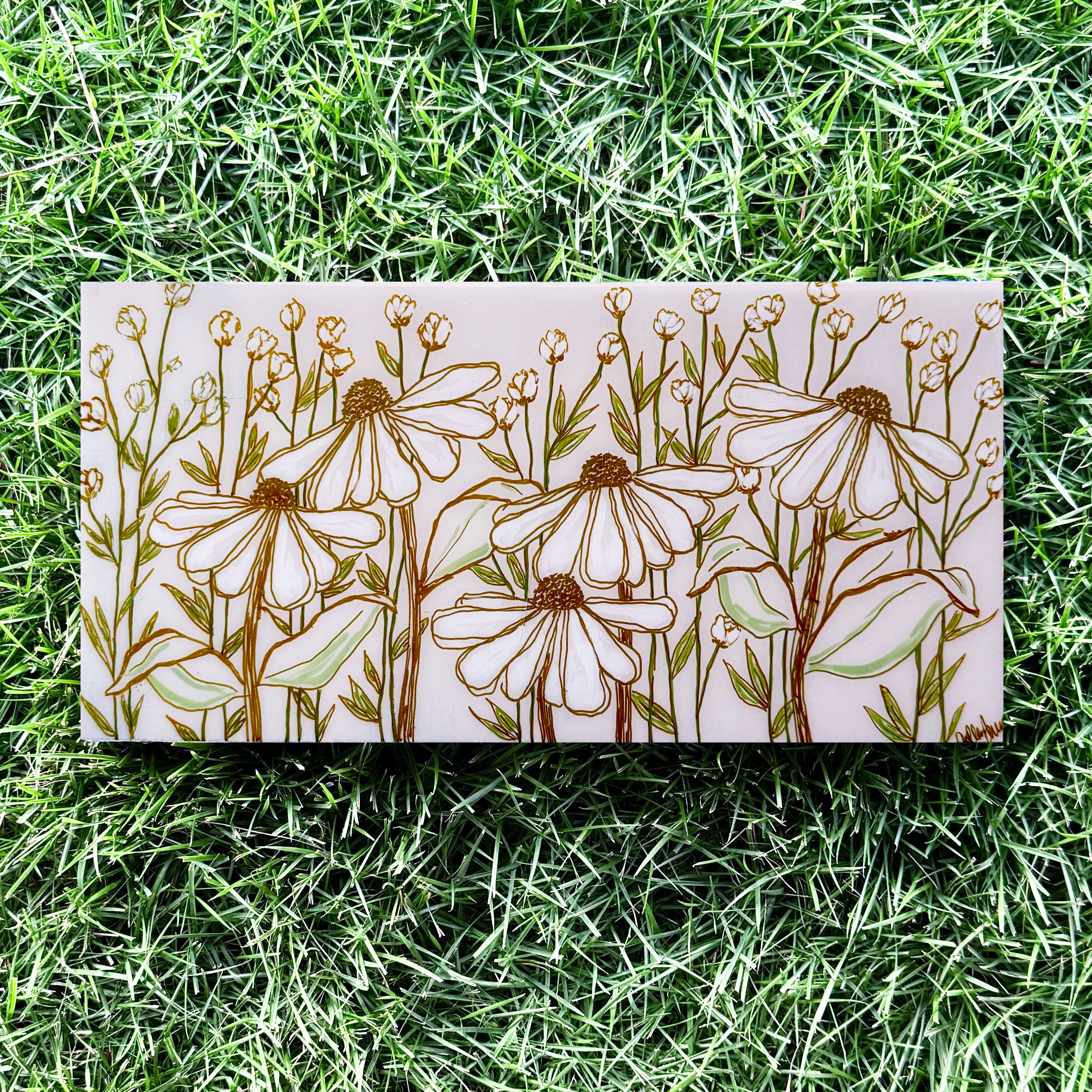 "Daisies III" 6 x 12