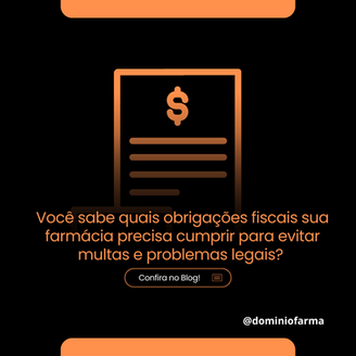 Checklist para o Envio das Obrigações Fiscais Mensais de Farmácias