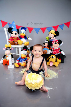 Ensaio fotográfico de bebê de 1 aninho e Smash the Cake