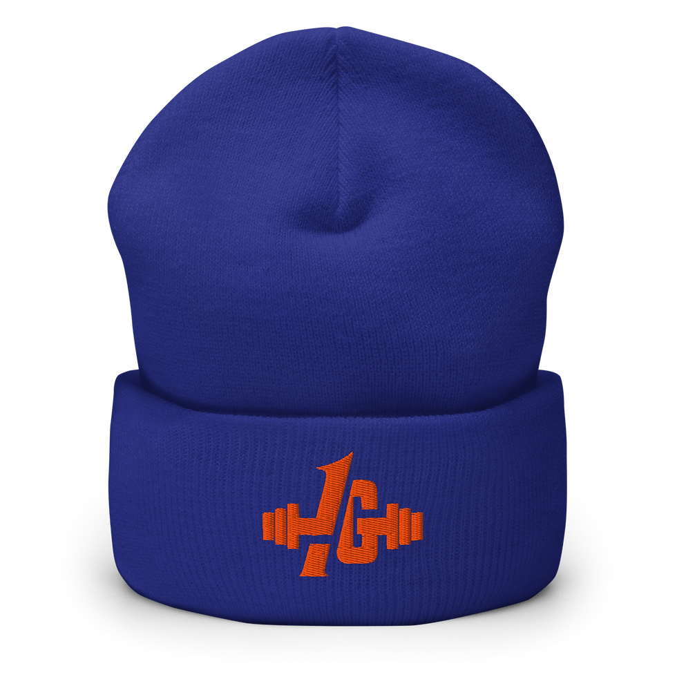 Thumbnail: Orange Logo Cuffed Beanie