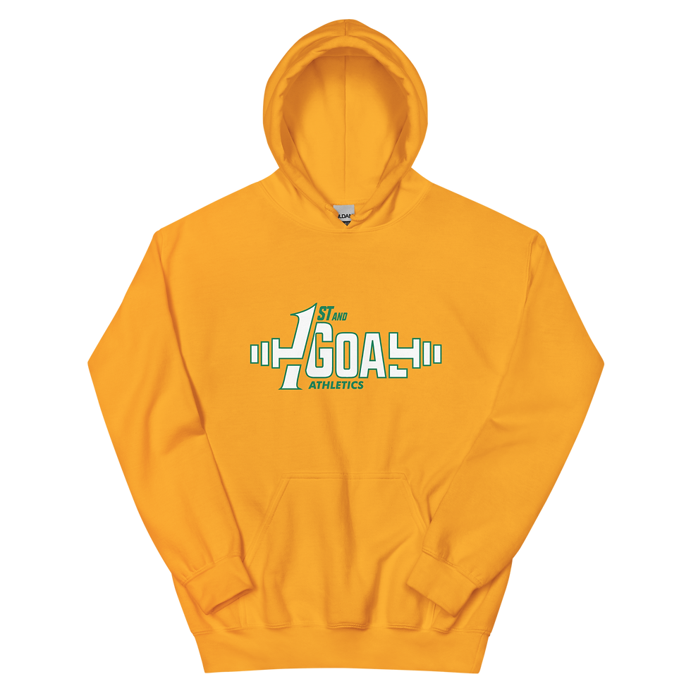Thumbnail: Green/White Logo Unisex Hoodie
