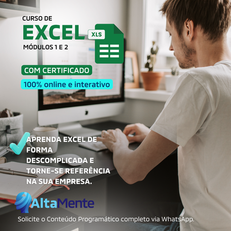 curso excel, curso microsoft 365, contratando em petropolis, emprego em itaipava, emprego na area administrativa, curso de excel 365, curso completo de excel, certificado de excel, curso rápído com certificado