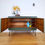 Thumbnail: Vintage Nathan mid century green sideboard drinks cabinet TV unit