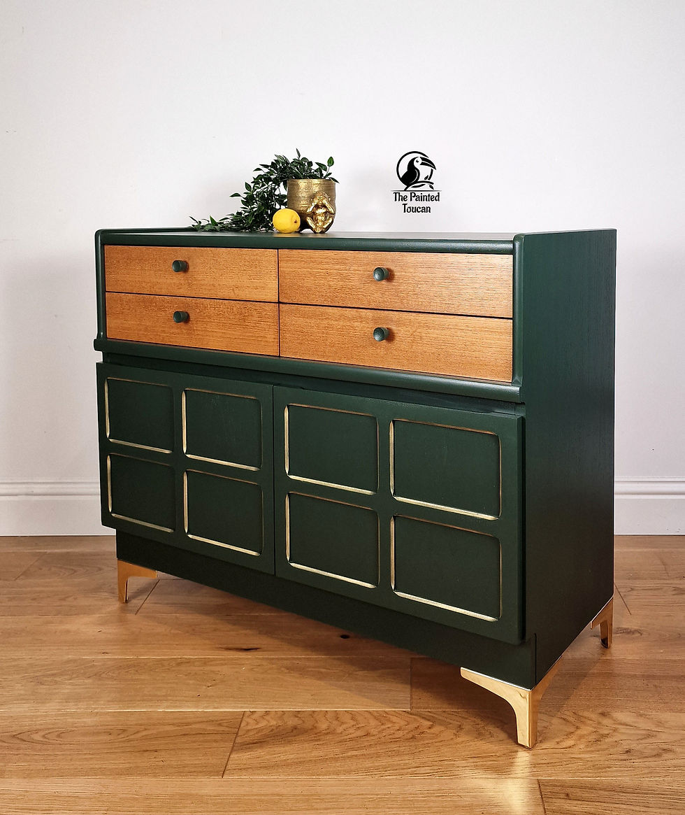 Thumbnail: Vintage Nathan Green Sideboard drinks cabinet
