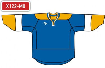 Свитер хоккейный игровой анатомический с вышивкой