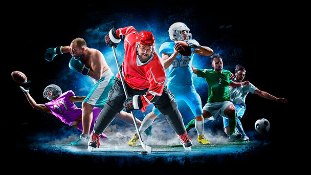 Multi sport collage football boxing soccer ice hockey on black background.jpg