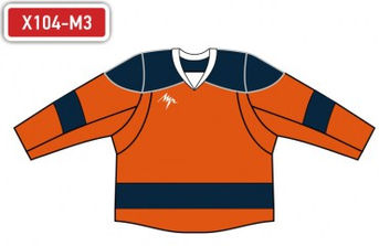 Свитер хоккейный игровой анатомический с вышивкой