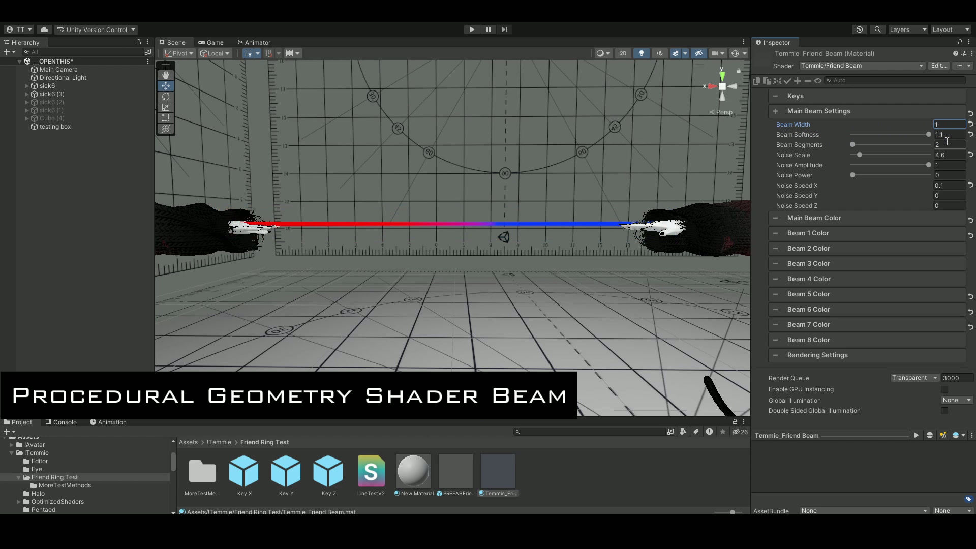 Friend Beam Shader