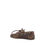 Thumbnail: Miu Miu Brown Calf Leather Bos Taurus Slip-On Loafers