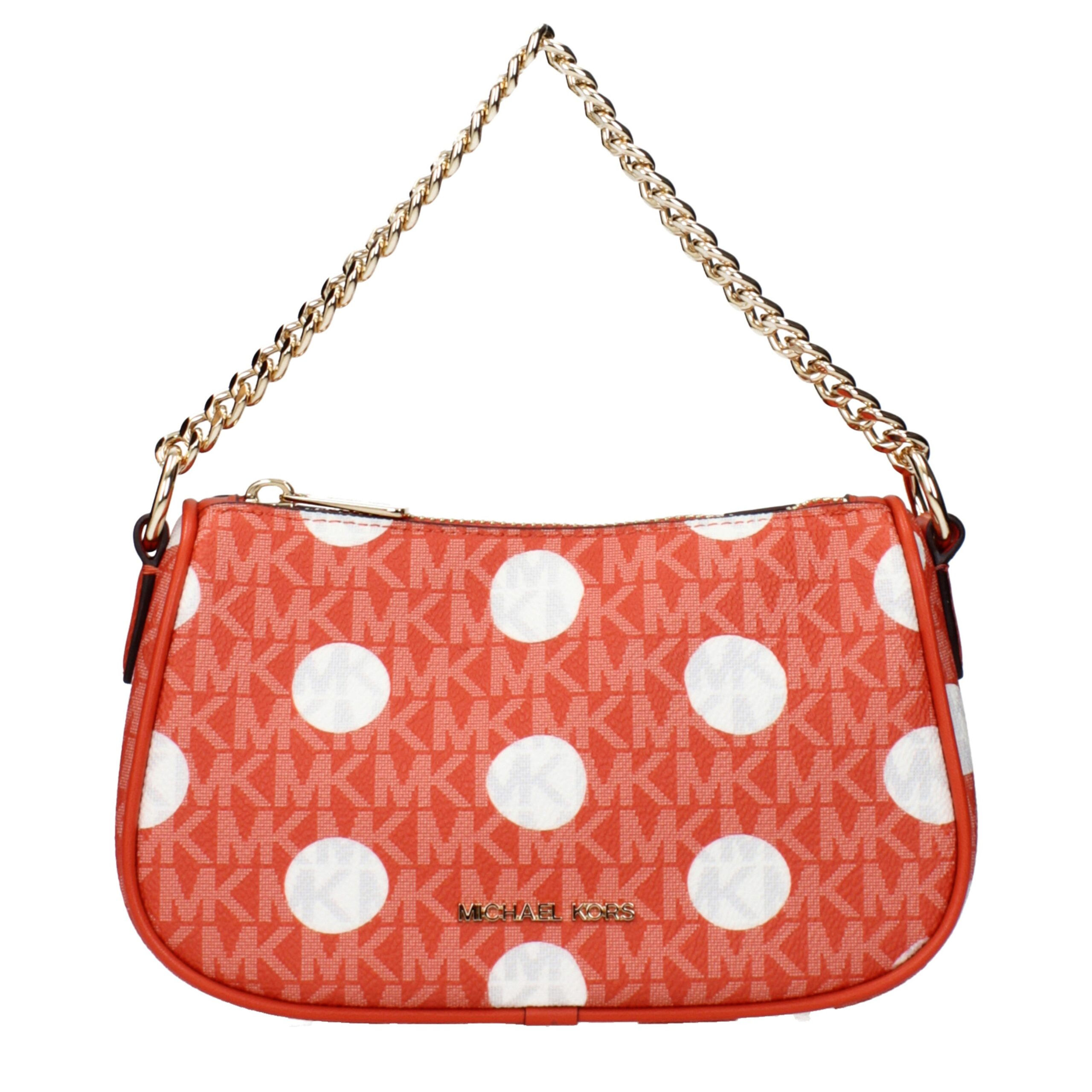 Michael Kors Red Fabric Handbag