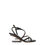 Thumbnail: Fendi Multicolor Leather Flat Sandals