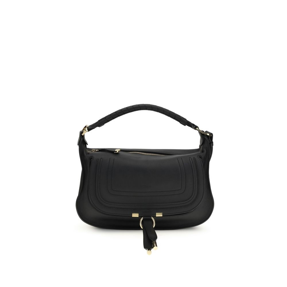 Chloé Black Calf Leather Bos Taurus Shoulder Bag