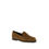 Thumbnail: Tory Burch Beige Calf Leather Bos Taurus Slip-On Loafers