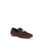 Thumbnail: Tory Burch Brown Leather Slip-On Loafers