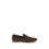 Thumbnail: Tory Burch Brown Leather Slip-On Loafers