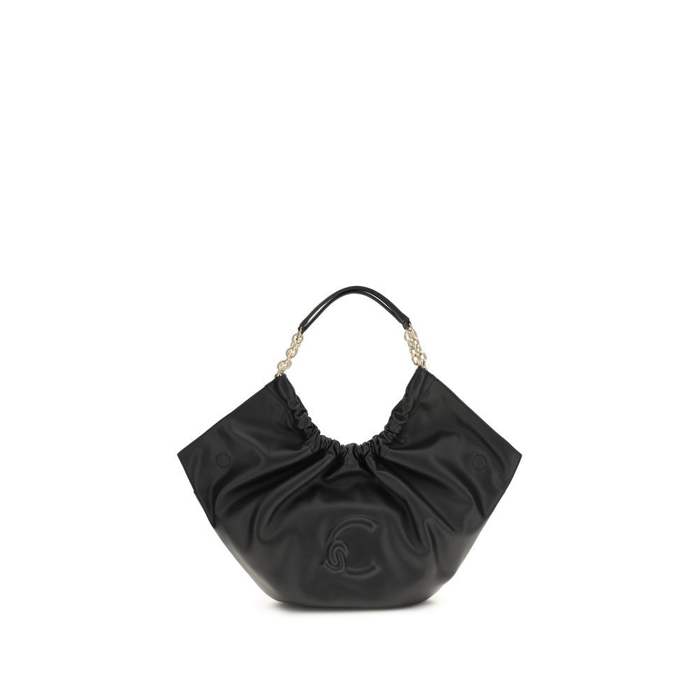 Coccinelle Black Calf Leather Bos Taurus Shoulder Bag