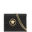 Thumbnail: Versace Black Calf Leather Bos Taurus Shoulder Bag