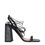 Thumbnail: Miu Miu Black Leather Platform Sandals