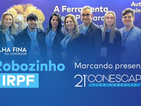 O Malha Fina do Contador estará presente no maior evento do setor de serviços do Brasil 21° Conescap