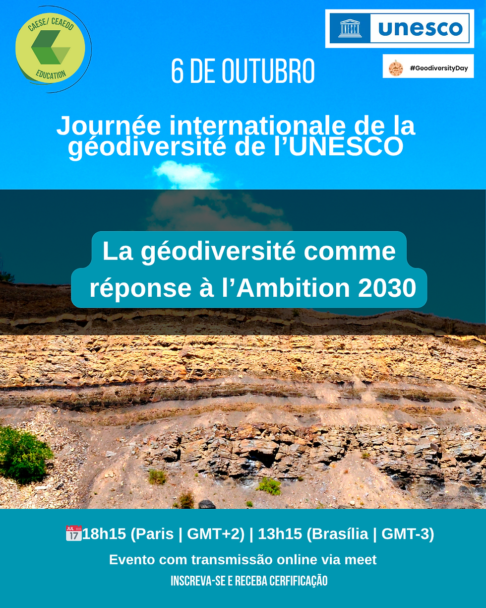 🌎 Geodiversidade como resposta à Ambição 2030:Ciência, Território e Inclusão