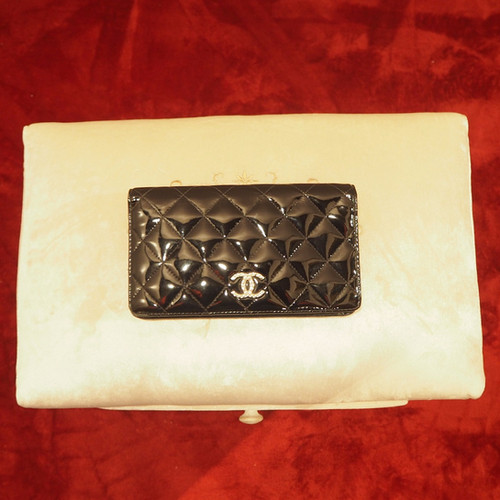 ☆CHANEL エナメル 長財布 CHANEL 長財布 ブリリアント・ライン エナメル | gracias